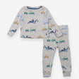 Pyjamas Set Grey Farm Animals Driving Tractors