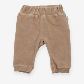 Joggers velour fawn