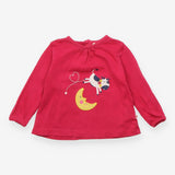 T-shirt plum cow and moon
