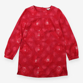 Longsleeve party dress pink abstract Kin by John L