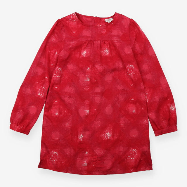 Longsleeve party dress pink abstract Kin by John L