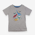 Tee grey dinos