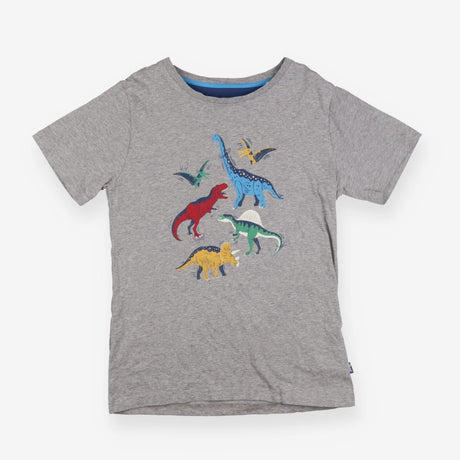 Tee grey dinos