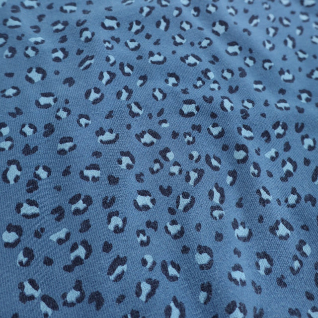 Bodysuit LS blue animal print