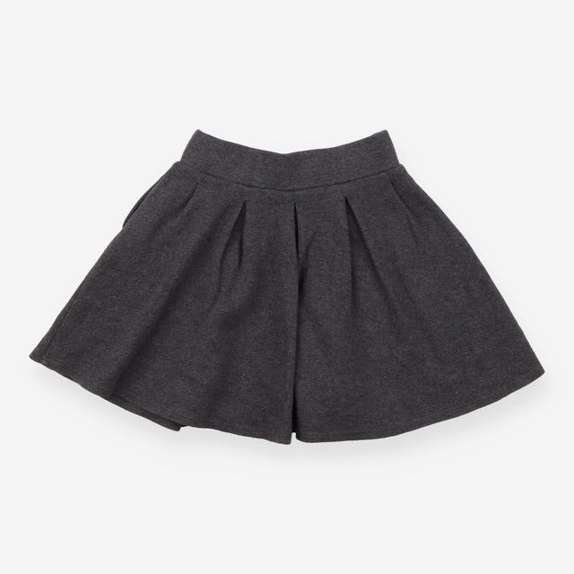 Jersey Bow Grey School Skirt