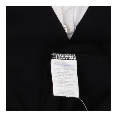 Dress black wrap - maternity