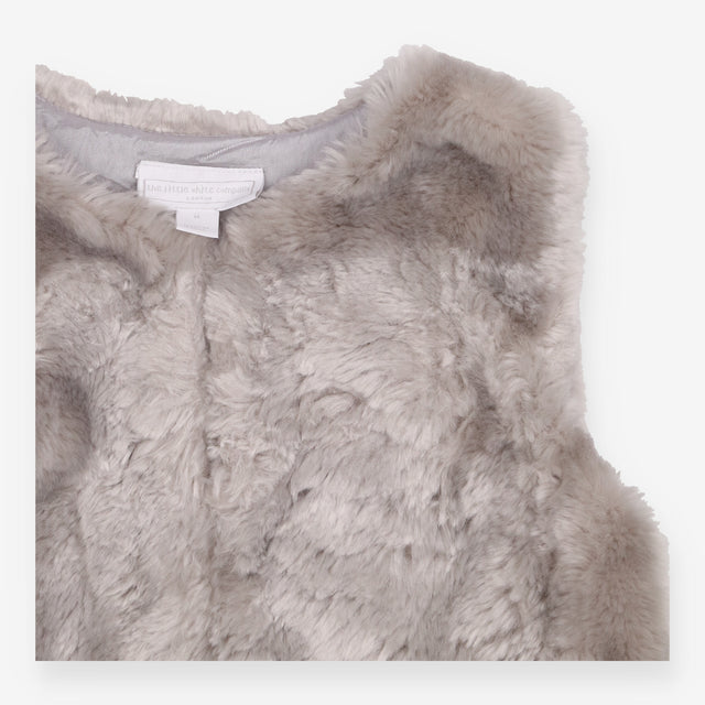 Gilet Fluffy Dark Grey