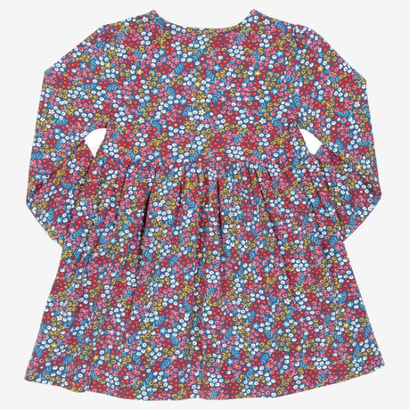 Berry ditsy dress