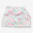 Beanie jersey white long stem flowers