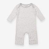 Romper White with Grey Stars