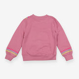 Sweater pink hearts circles and stars