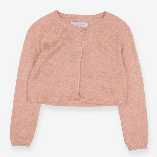 Cardigan heirloom peach sparkle