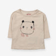 T-shirt cream panda