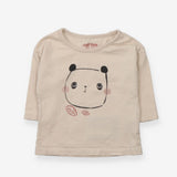 T-shirt cream panda