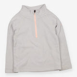 Fleece sweater Half Zip Grey and Pink