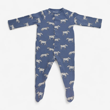 Sleepsuit Blue with Dalmatians