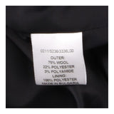 Shift Dress Charcoal Tweed V Neck Cap Sleeve