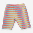 Cycling shorts rib rainbow striped