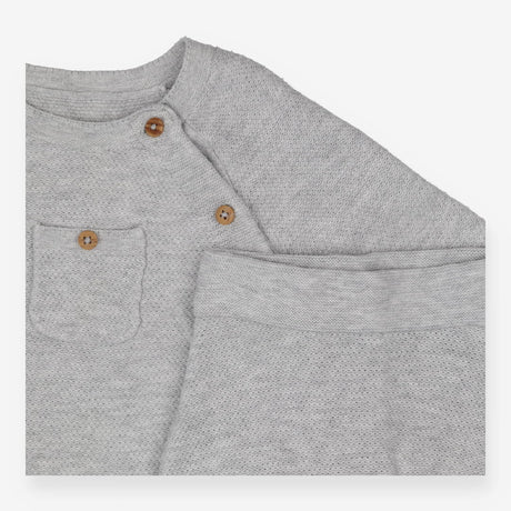 Grey Knit Jumper and Trouser Set