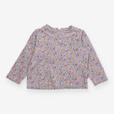 Fruits and Florals Collared Long Sleeve