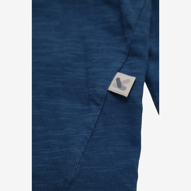 Long sleeve blue with pocket 