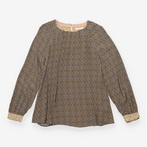 Top Grey Ditsy Floral Long Sleeve