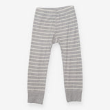 Grey Striped Leggings
