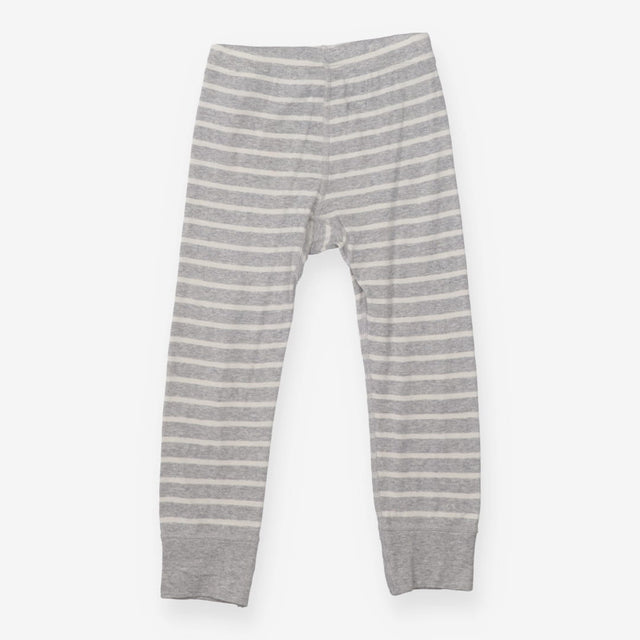 Grey Striped Leggings