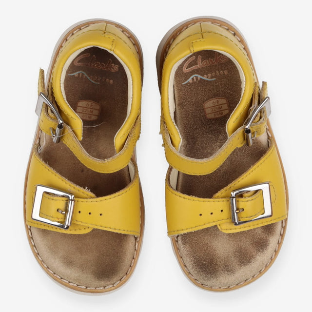 Sandal leather yellow