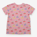 Tee SS Pink cherries 