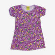 Jersey Dress Purple Pansy 