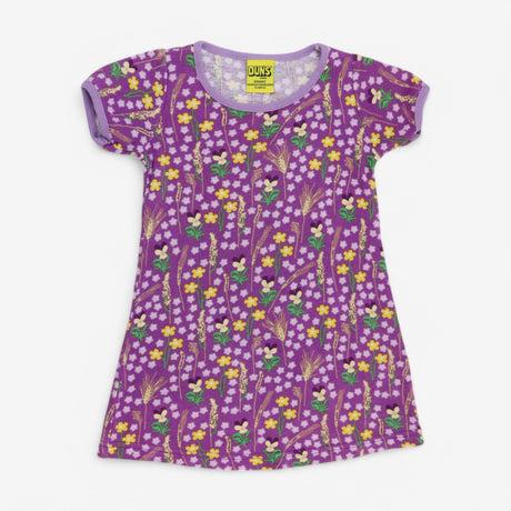 Jersey Dress Purple Pansy 