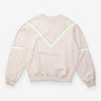 Sweatshirt Winona Chevron Stripe Grey Marl Blue Ye