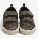Trainers Green Camo Print