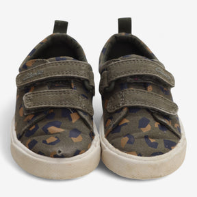 Trainers Green Camo Print