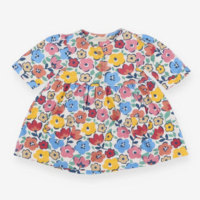 Dress jersey bright flowers