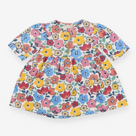 Dress jersey bright flowers