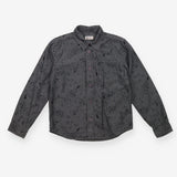 Shirt grey rocket stars moon LS
