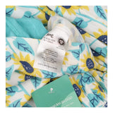Reversible Woven Skirt white with Sunflowers