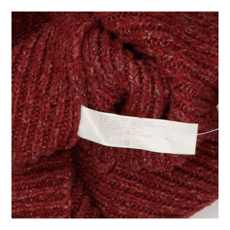 Chunky Chenille Roll Neck Jumper Rust