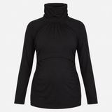Bamboo Essentials Long Sleeve Roll Neck Maternity 