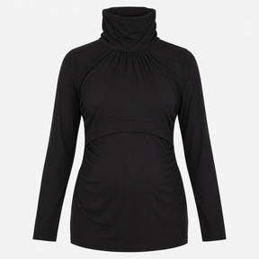 Bamboo Essentials Long Sleeve Roll Neck Maternity 