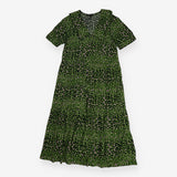 Fluro Animal Collar Midi Dress Multicolour Print
