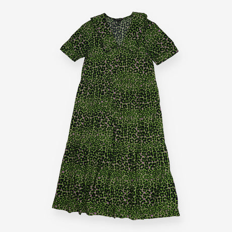 Fluro Animal Collar Midi Dress Multicolour Print