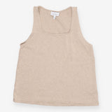 Yoga Vest top Oatmeal Modal and Elastane
