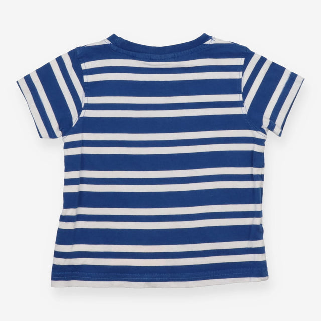 T-Shirt Short Sleeve Navy and White Stripes 