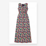 Dress Floral Organic Cotton Sleeveless Maxi