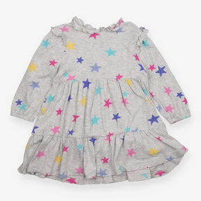 Grey Stars Dress