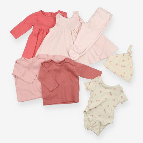 Baby Girl Bundle 0-3m 7 pack