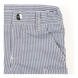 Trousers Strip Blue and White Pockets
